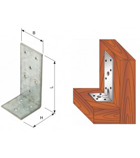 Úhelník nerovnoramenný, tloušťka 2 mm